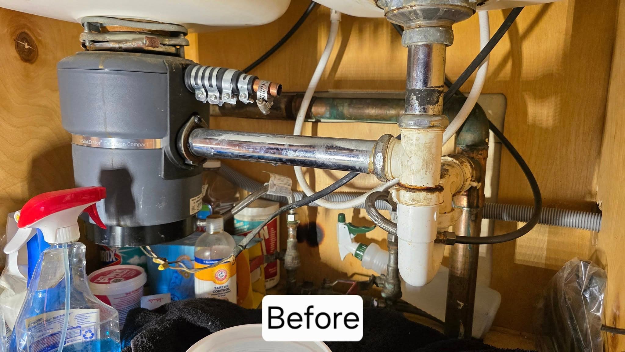 Plumbing — before